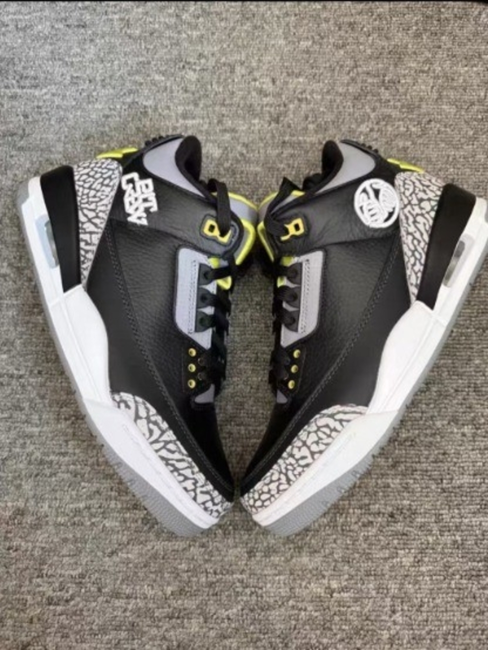 Jordan 3 Oregon Pit CREW PE Size 13